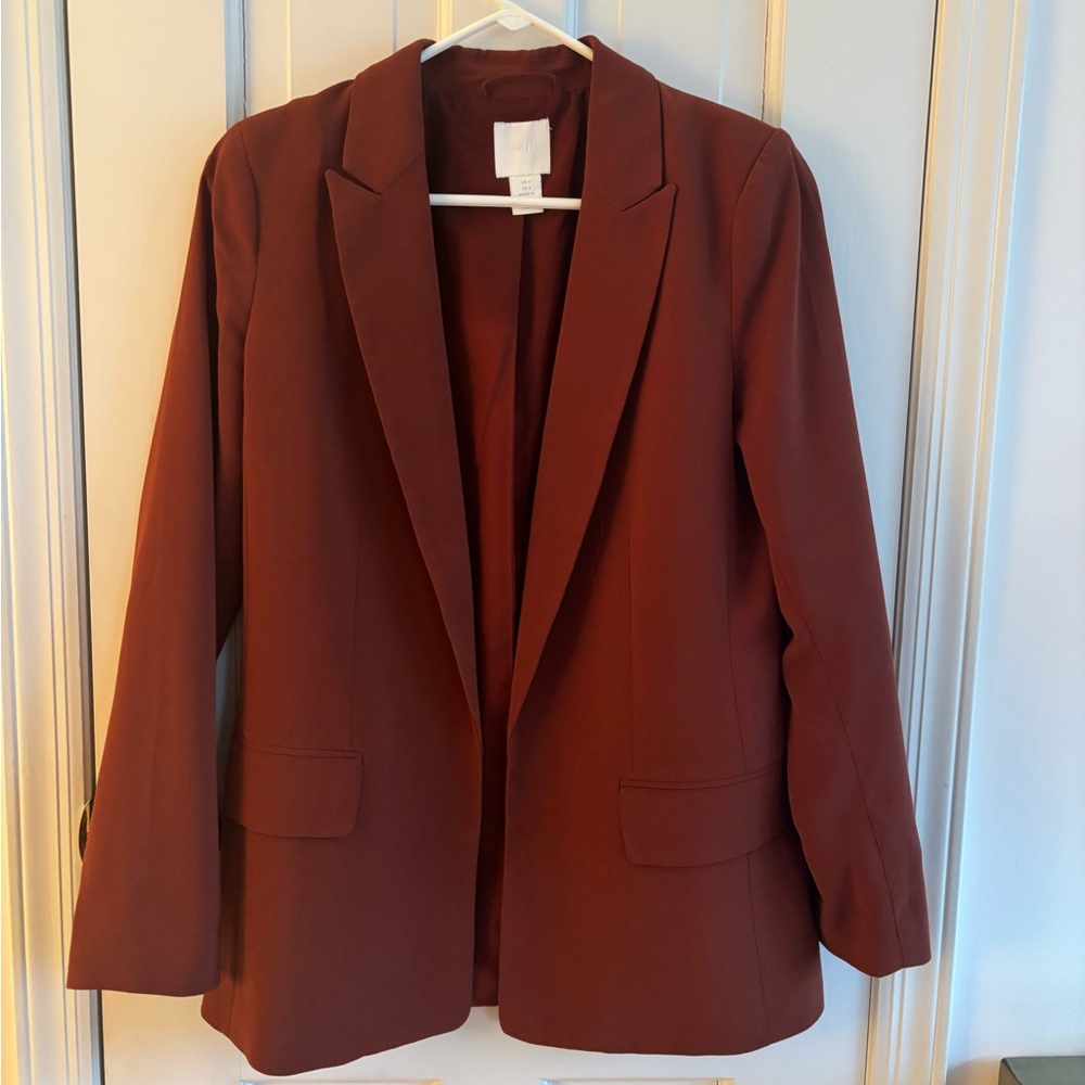 H&M Reddish-Brown Tailored Blazer